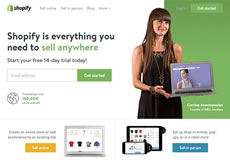 Shopify，一枚簡(jiǎn)潔清新的國(guó)外電子商務(wù)平臺(tái)網(wǎng)站